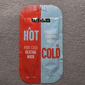Freeman Hot Cold Pore Care Heating Mask + Hydrating Cooling Mask 2 Pack 0.24 oz
